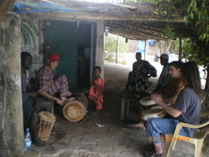 vers le marché de Mboro